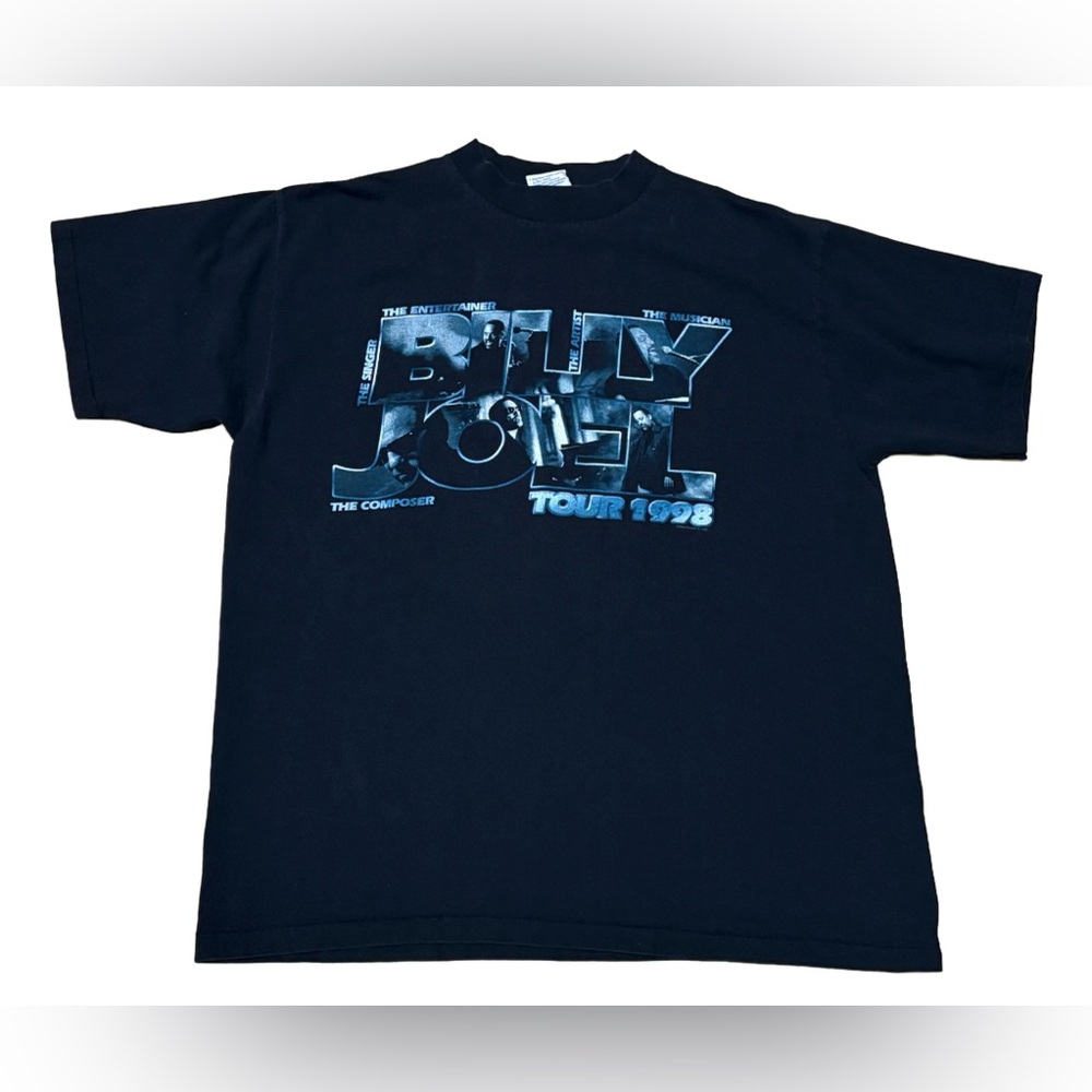🎹 Vintage Billy Joel 1998 Tour Tee 🎶 AllSport Pro Weight USA XL